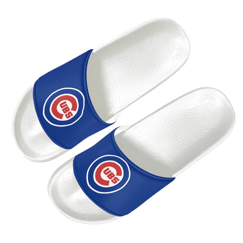 Men's Chicago Cubs Flip Flops 001